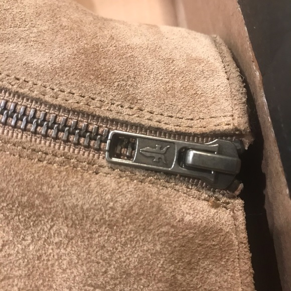 Frye Carson Piping Beige Leather Ankle Booties - Picture 11 of 12